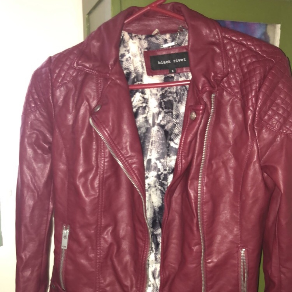 Leather jacket